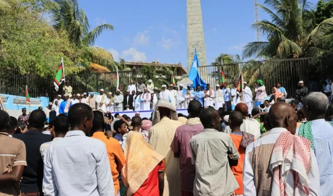 Large Protest Held in Mogadishu Against Foreign Interference, Calls for Protection of Somalia’s Sovereignty and Unity