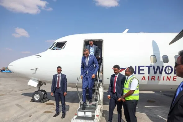 Somali Prime Minister arrives in Dhusamareb for Heritage Forum and official engagements