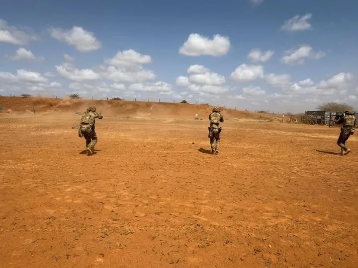 Danab commandos and international partners coordinate counterterrorism operations in southern Somalia.