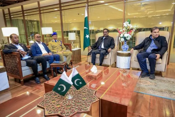 Somalia’s Minister of Interior arrives in Pakistan on an official working visit.